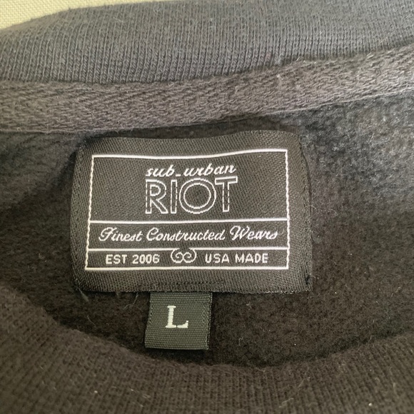 Sub_urban Riot "Go Camping", Blk Sweatshirt, sL - Picture 2 of 4